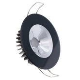 Lumitec 117167 Illusion Flush Mount LED Down Light - Spectrum RGBW - Cool White - Black Housing - Chrome Reflector